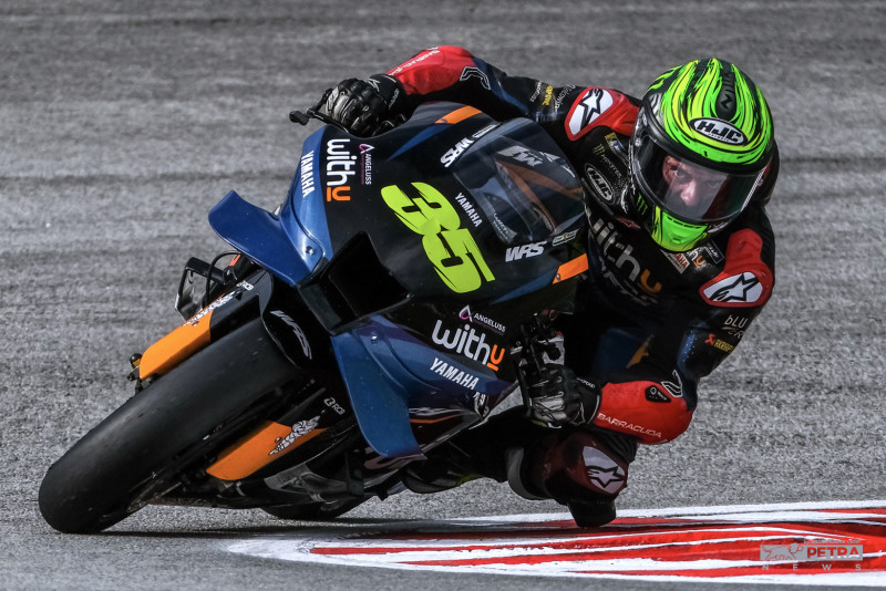 Crutchlow places his RNF Yamaha on top of timesheets in FP2