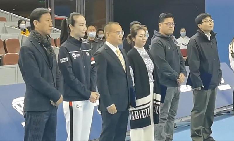 Chinese tennis star Peng Shuai reappears at public event