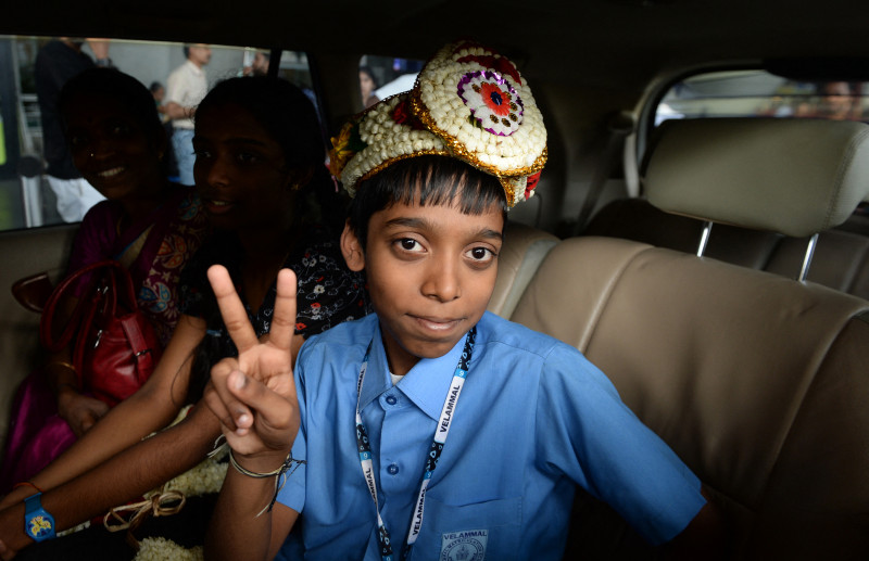 Indian 16-year-old grandmaster stuns chess world champion Carlsen
