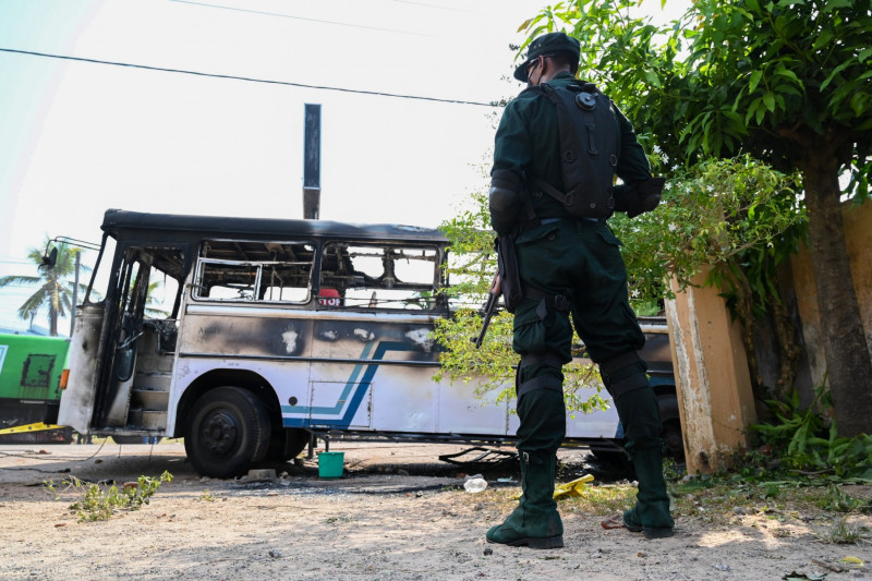Sri Lankan security forces deployed in Colombo, president’s home stormed