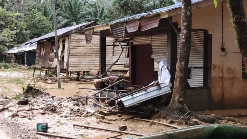 Johor floods: 100 Orang Asli families stranded in village