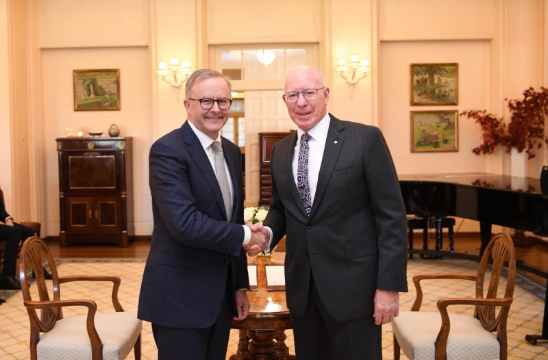 Anthony Albanese is sworn in as Australia’s prime minister