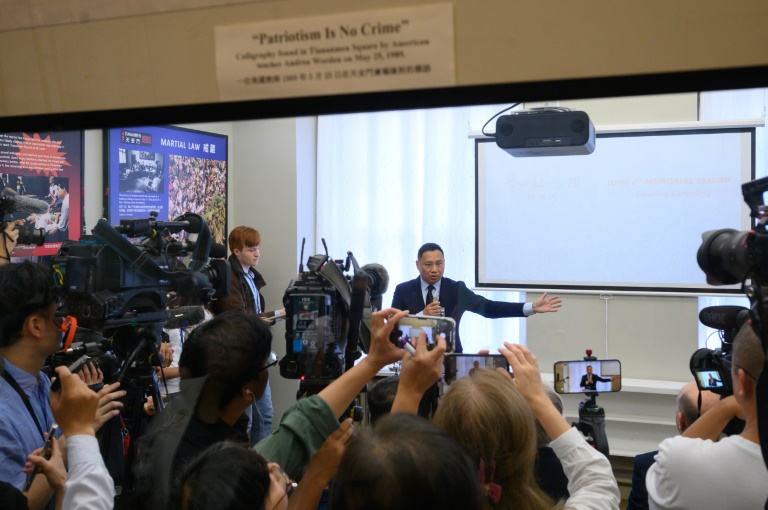 Chinese dissidents in New York open world’s only Tiananmen museum