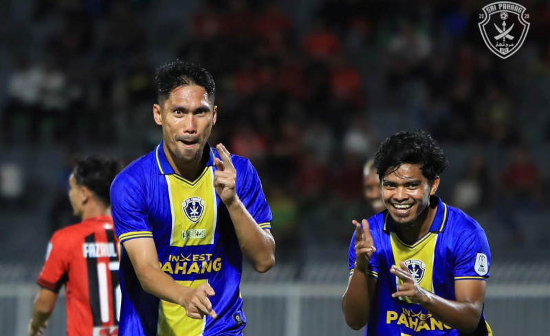 Sri Pahang jumps to third ahead of Kedah after routing Kelantan 5-0