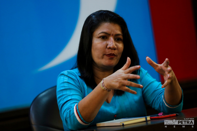 Out of the blue: new PKR veep K. Saraswathy aims to be voice for all members