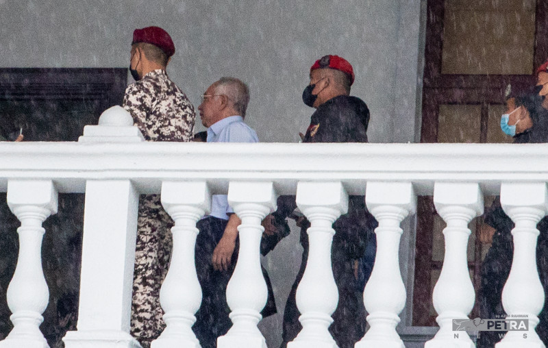 Najib appears in court for 1MDB trial, two days after jailing