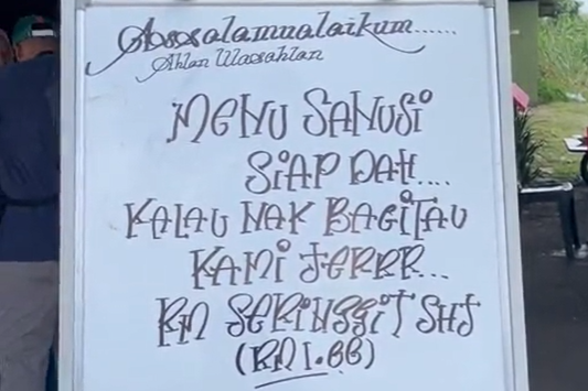 Kedah restaurant rebrands cheap dishes as ‘Menu Sanusi’