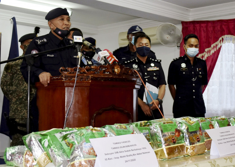 ESSCom seizes drugs worth more than RM2 mil in Tawau 