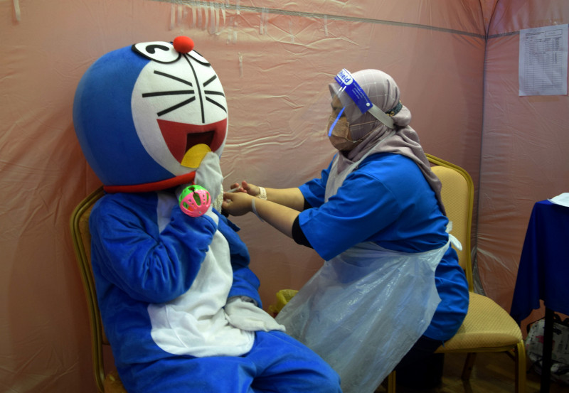 ‘Doraemon’ gets jab at Terengganu PPV in nod to frontliners