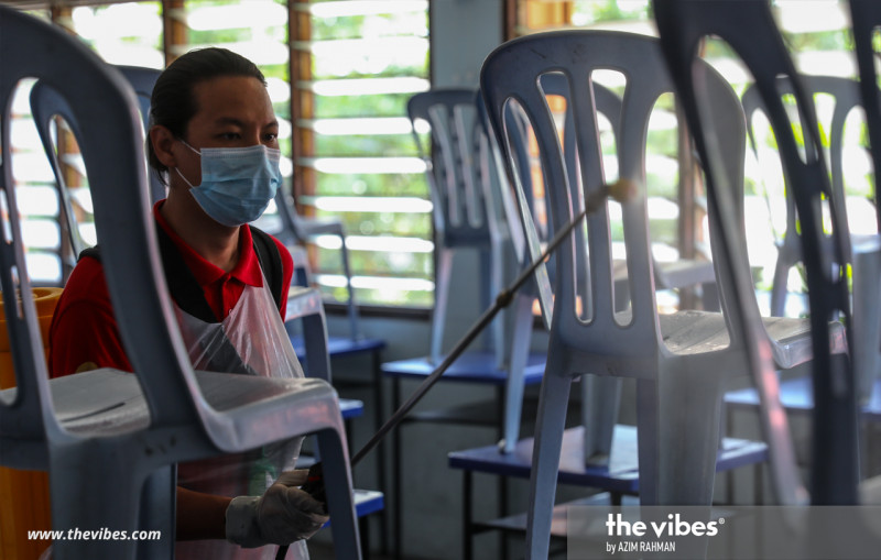 [PHOTOS] Classrooms disinfected ahead of students’ return