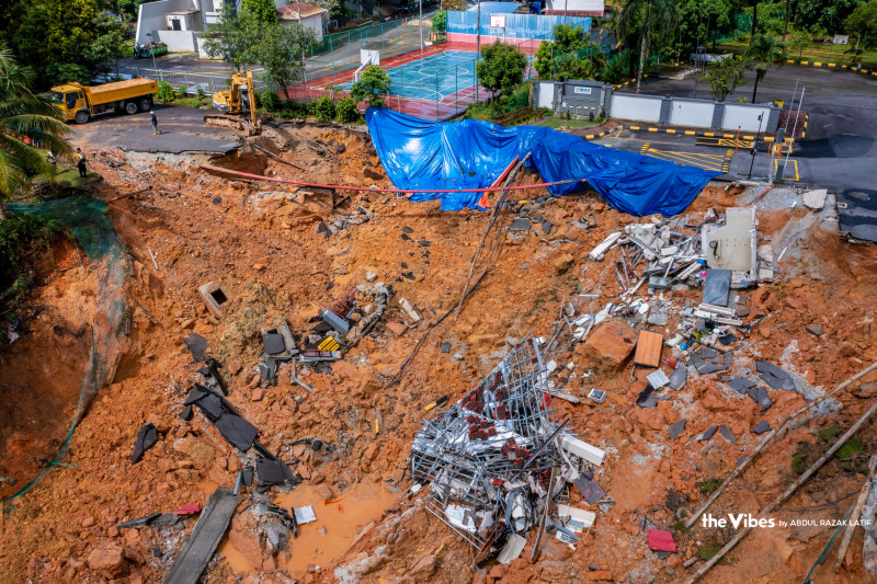 MACA landslide: probe uncovers seven leaking underground pipes