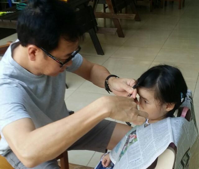 Sabah parents find ‘hidden talent’ in cutting their own kids’ hair