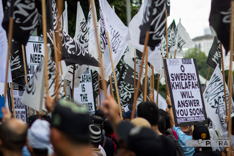 Quran-burning: Hizbut Tahrir’s protest continues at Dutch embassy