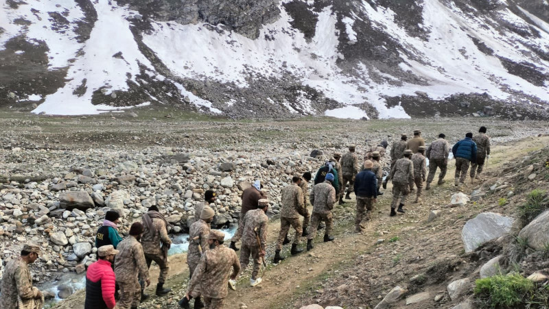 11 dead after avalanche hits herders camp in northern Pakistan