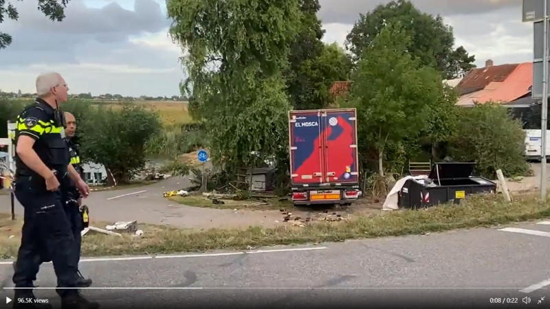 Two killed in Netherlands after truck ploughs into barbecue party
