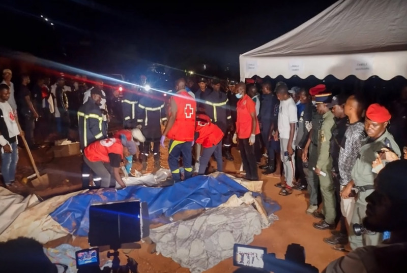 Landslide in Cameroon kills at least 11 attending funeral