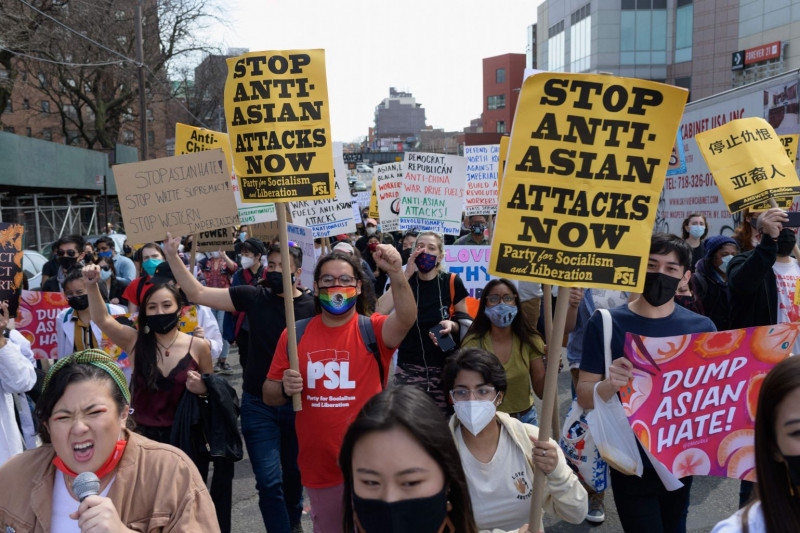 US demonstrators rally nationwide against anti-Asian violence