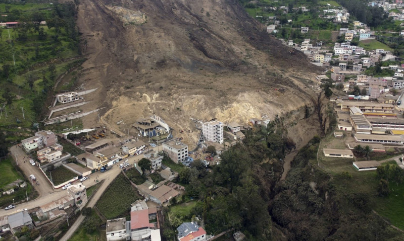 Ecuador landslide death toll rises to 50