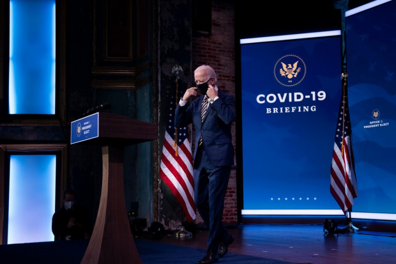 Biden says Trump vaccine plan falling ‘far behind’