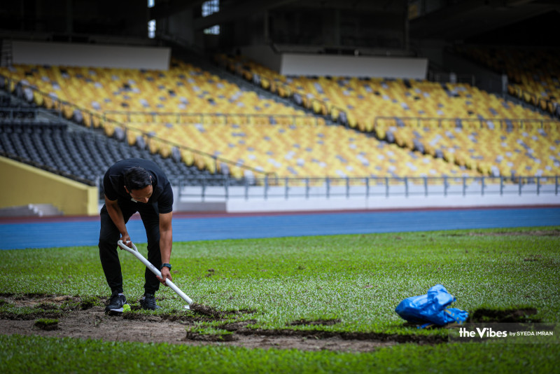Fans bring Bukit Jalil National Stadium’s green green grass back home