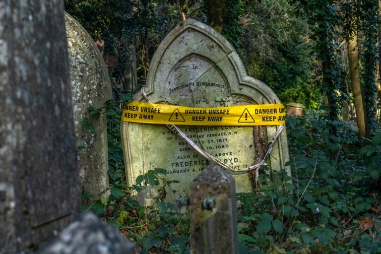 Climate change threatens George Michael's grave 