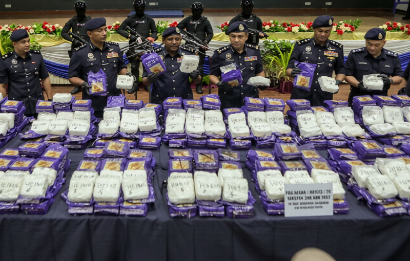 Police seize RM25.5m worth of meth in Perlis; Married couple among those nabbed