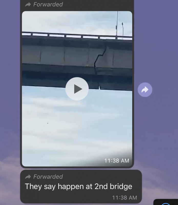 No cracks on either bridge across Penang Channel