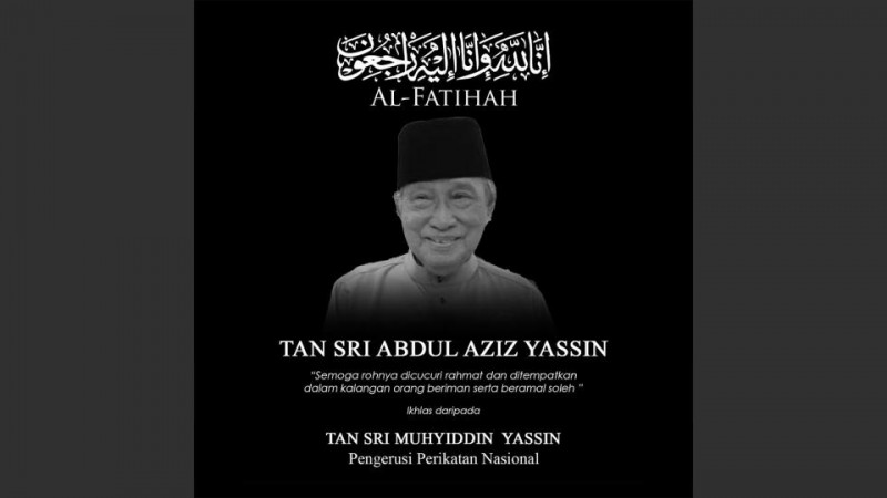 Muhyiddin’s brother, ex-Muar MP Abdul Aziz passes away