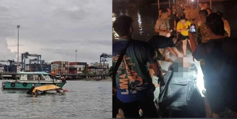 Three dead, including child, after boat capsizes off Tanjung Harapan
