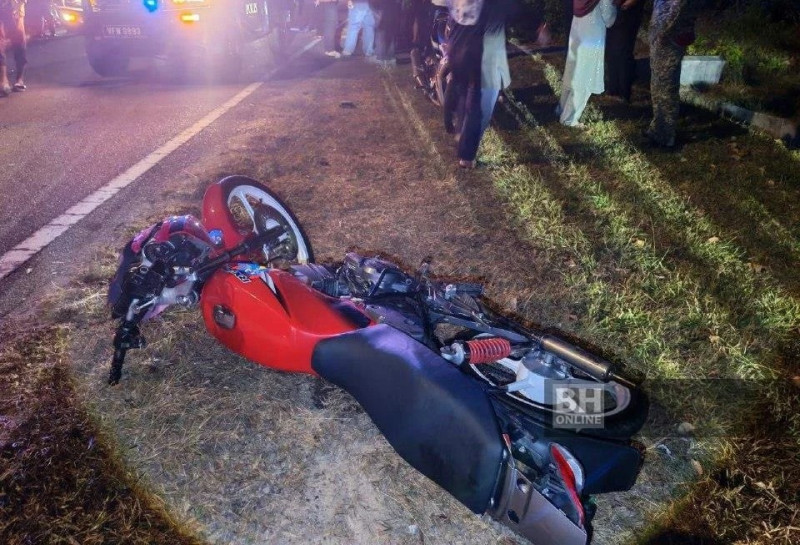 Soldier killed in early-morning crash involving two motorcycles and car in Melaka
