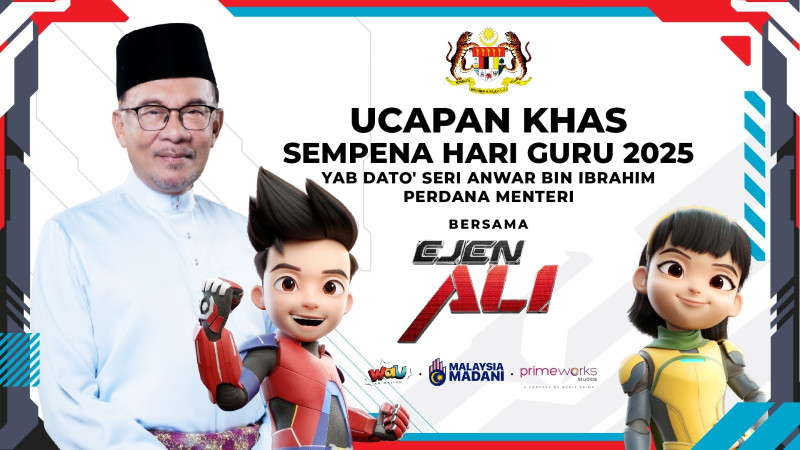 PM pays tribute to educators in special Teachers’ Day message with Ejen Ali