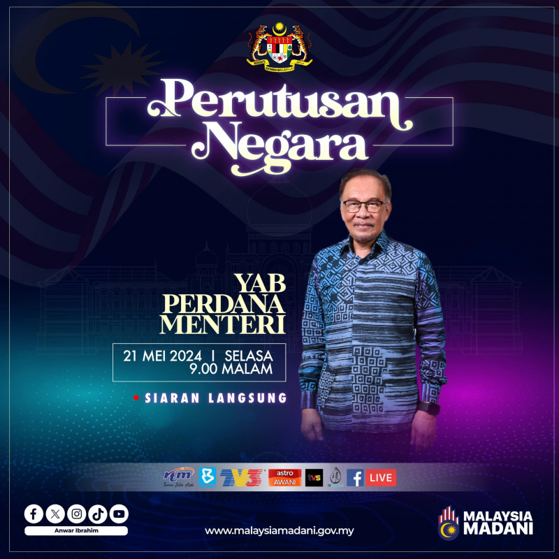 Anwar to address nation live on television tonight