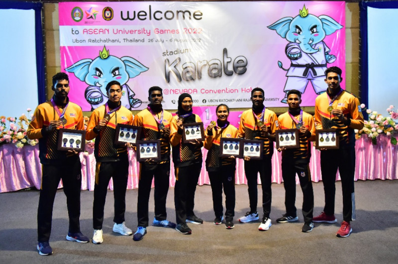 Asean University Games: M’sian karate squad surpass medal target