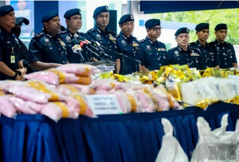 3 international, local drug syndicates crippled, value of seizures hit RM208.25 million