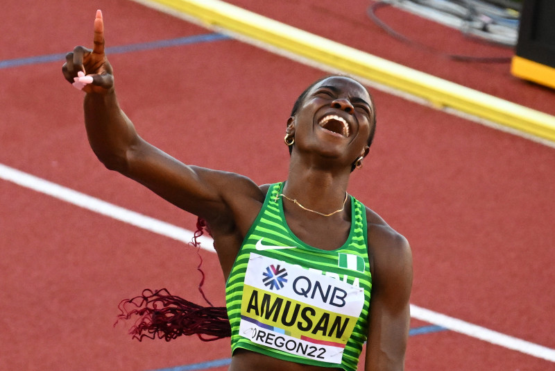 ‘Exhausted’ Amusan sprints her way to Commonwealth 100m hurdles final