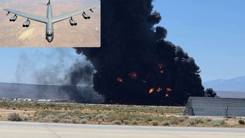 Boeing staff among eight dead in US B-52 bomber crash in California