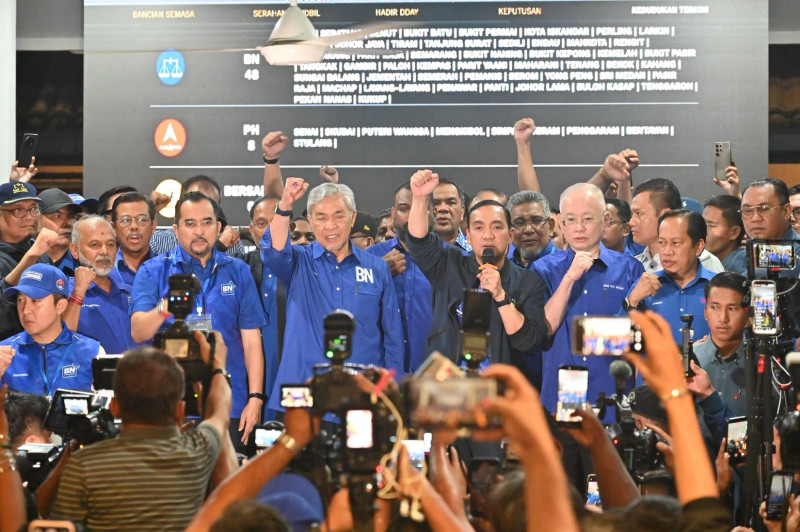 PRN Johor: BN sweeps Johor polls with landslide 48-seat victory - Full Results
