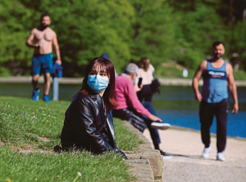 ‘Happy Monday’: England resumes outdoor gatherings as Covid-19 lockdown eases