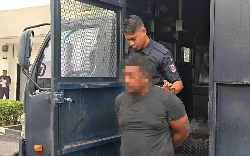Alleged Langkawi drug syndicate operative ‘Bagok’ arrives in court for charges