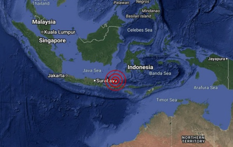 5.2-magnitude earthquake strikes Bali Sea