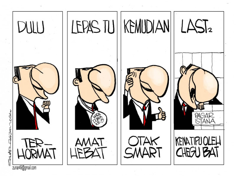 Before to 'last-last' – cartoon by Zunar
