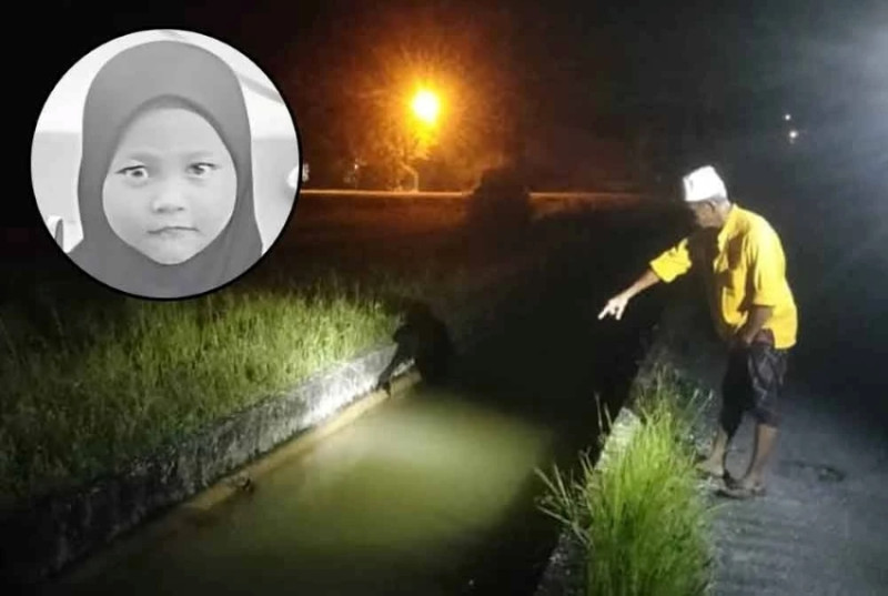 Three-year-old girl found drowned in irrigation canal in Besut