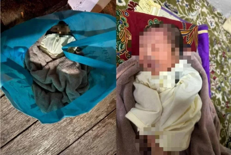 Newborn baby girl found abandoned in cloth bag at Besut mosque