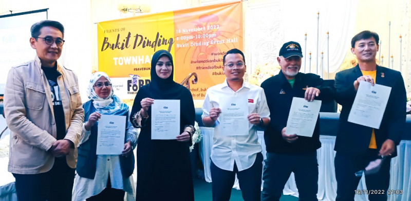 GE15: except for BN, all Setiawangsa candidates sign pledge to save Bukit Dinding