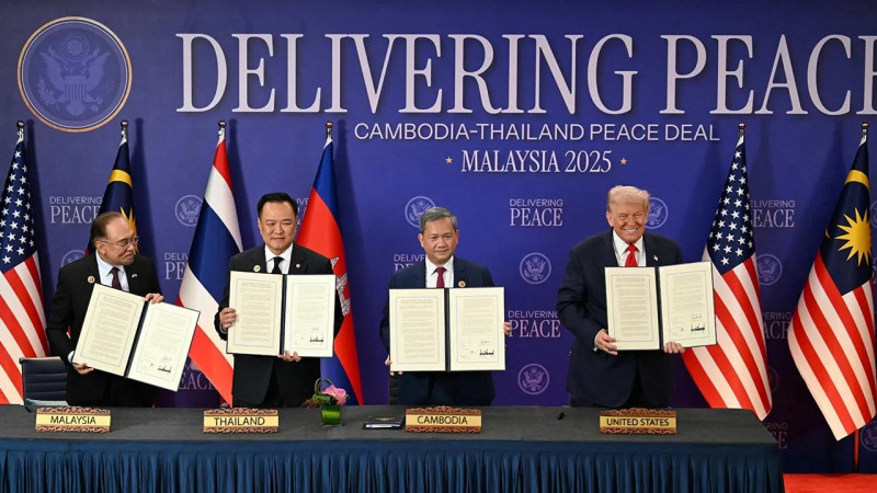 Cambodia urges Thailand to begin border demarcation as fragile ceasefire holds