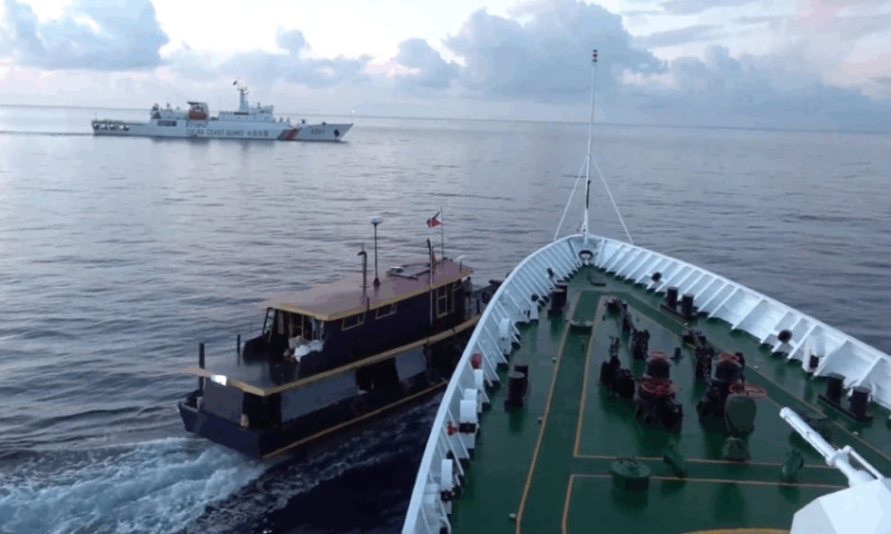 Chinese navy patrols South China Sea, says Philippines creating 'disturbances'