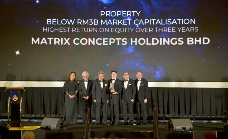 Matrix Concepts recognised at The Edge Billion Ringgit Club 2025