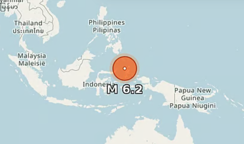 Magnitude 6.3 quake hits Indonesia’s Halmahera region