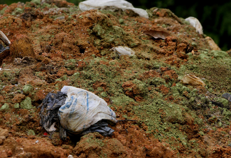 Site where industrial waste found, not licensed landfill: DOE