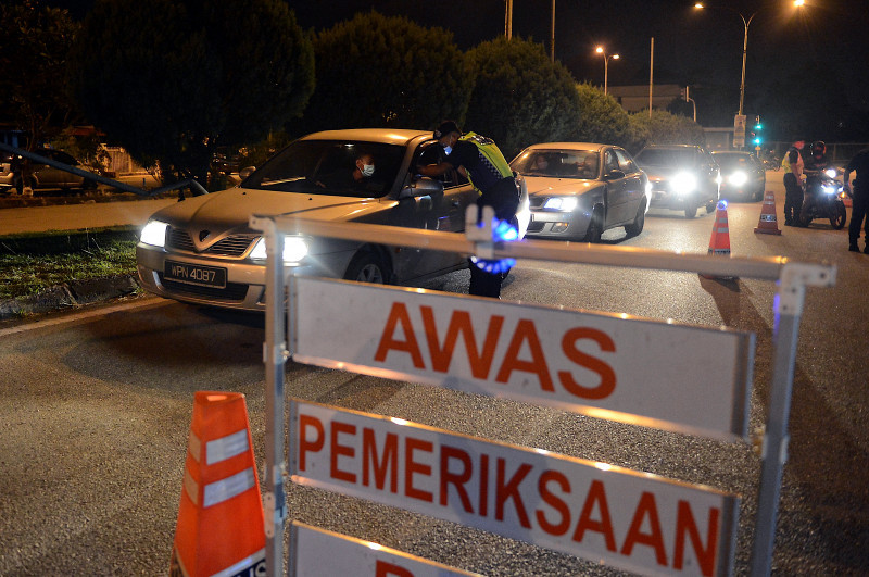 CMCO: Police to mount roadblocks again in KL, Putrajaya, Selangor